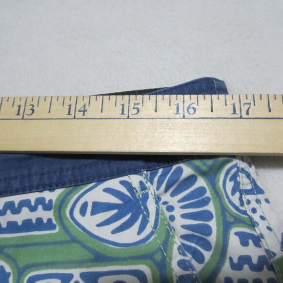 Kanvas By Katin Castaway 17” Hybrid Trunks Jade Shorts Men's Sz 34 Blue & Green - Picture 8 of 14